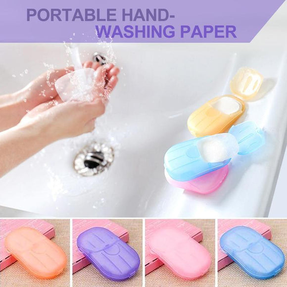 Portable Hand-washing Paper 5 Boxes (100PCS）