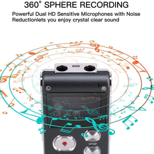 Voice Recorder 8GB Mini Audio Sound MP3 Recorder